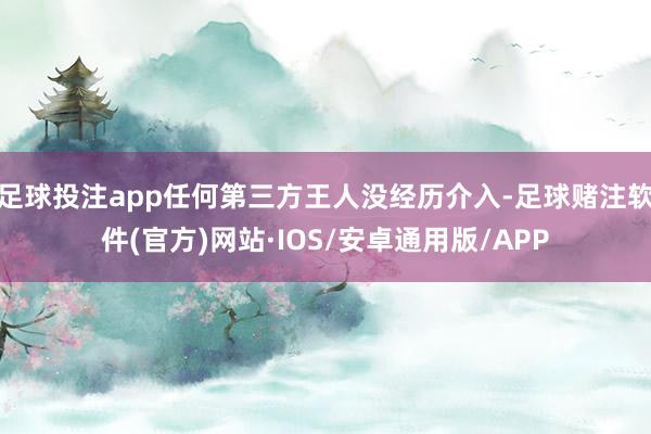 足球投注app任何第三方王人没经历介入-足球赌注软件(官方)网站·IOS/安卓通用版/APP