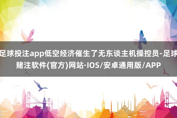 足球投注app低空经济催生了无东谈主机操控员-足球赌注软件(官方)网站·IOS/安卓通用版/APP