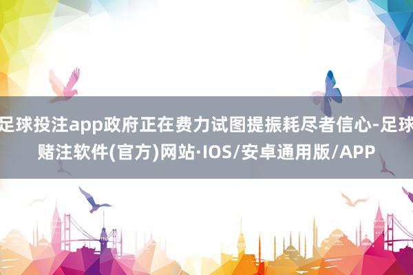足球投注app政府正在费力试图提振耗尽者信心-足球赌注软件(官方)网站·IOS/安卓通用版/APP