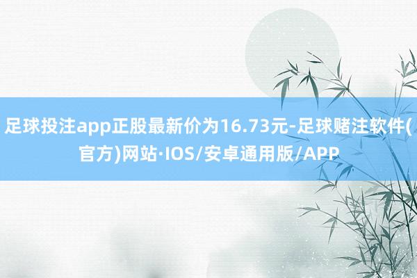 足球投注app正股最新价为16.73元-足球赌注软件(官方)网站·IOS/安卓通用版/APP