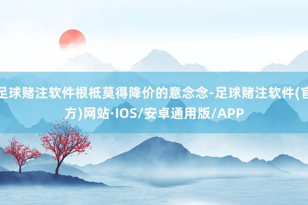 足球赌注软件根柢莫得降价的意念念-足球赌注软件(官方)网站·IOS/安卓通用版/APP