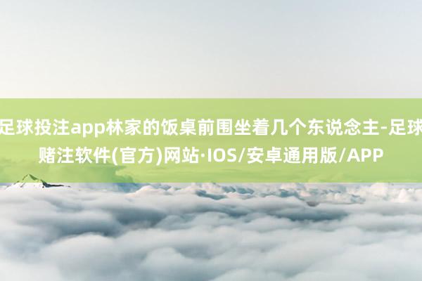足球投注app林家的饭桌前围坐着几个东说念主-足球赌注软件(官方)网站·IOS/安卓通用版/APP