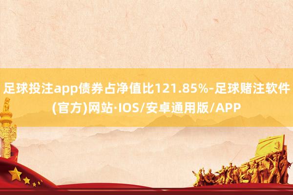 足球投注app债券占净值比121.85%-足球赌注软件(官方)网站·IOS/安卓通用版/APP