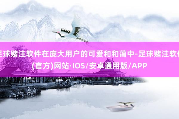 足球赌注软件在庞大用户的可爱和和蔼中-足球赌注软件(官方)网站·IOS/安卓通用版/APP