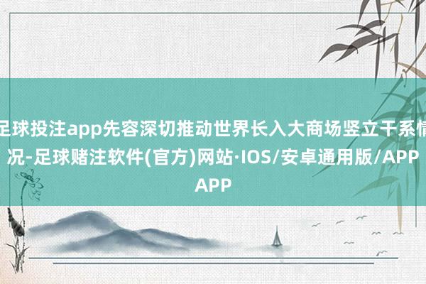 足球投注app先容深切推动世界长入大商场竖立干系情况-足球赌注软件(官方)网站·IOS/安卓通用版/APP