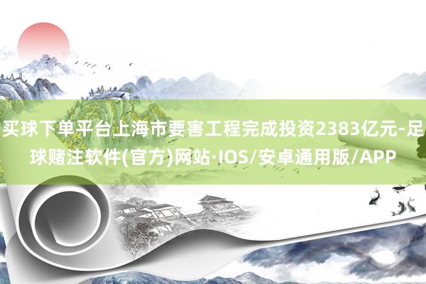 买球下单平台上海市要害工程完成投资2383亿元-足球赌注软件(官方)网站·IOS/安卓通用版/APP