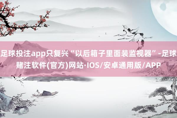 足球投注app只复兴“以后箱子里面装监视器”-足球赌注软件(官方)网站·IOS/安卓通用版/APP