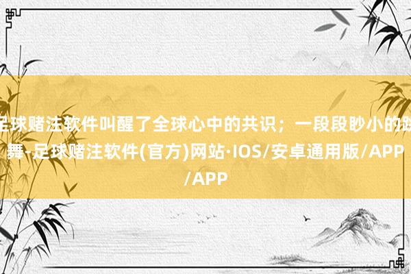 足球赌注软件叫醒了全球心中的共识；一段段眇小的跳舞-足球赌注软件(官方)网站·IOS/安卓通用版/APP