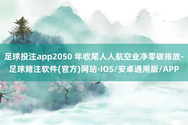 足球投注app2050 年收尾人人航空业净零碳排放-足球赌注软件(官方)网站·IOS/安卓通用版/APP