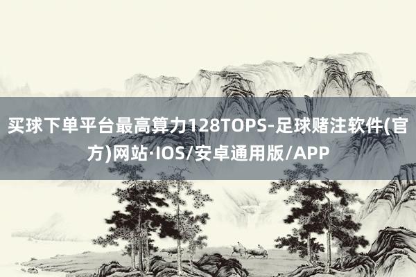 买球下单平台最高算力128TOPS-足球赌注软件(官方)网站·IOS/安卓通用版/APP