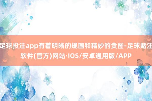 足球投注app有着明晰的规画和精妙的贪图-足球赌注软件(官方)网站·IOS/安卓通用版/APP