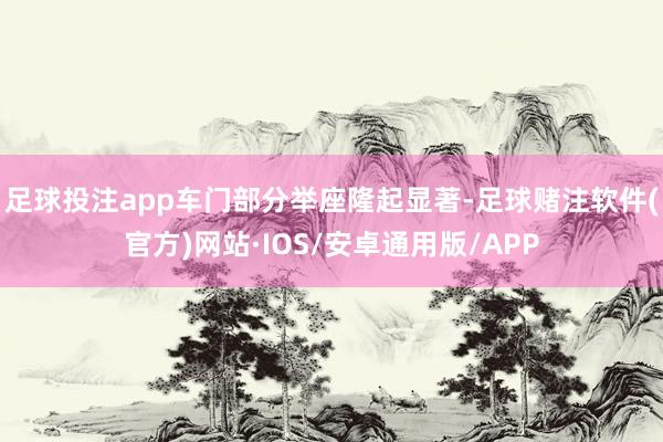足球投注app车门部分举座隆起显著-足球赌注软件(官方)网站·IOS/安卓通用版/APP