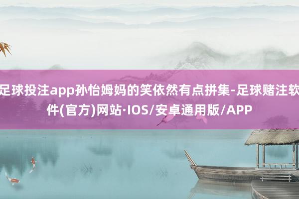 足球投注app孙怡姆妈的笑依然有点拼集-足球赌注软件(官方)网站·IOS/安卓通用版/APP
