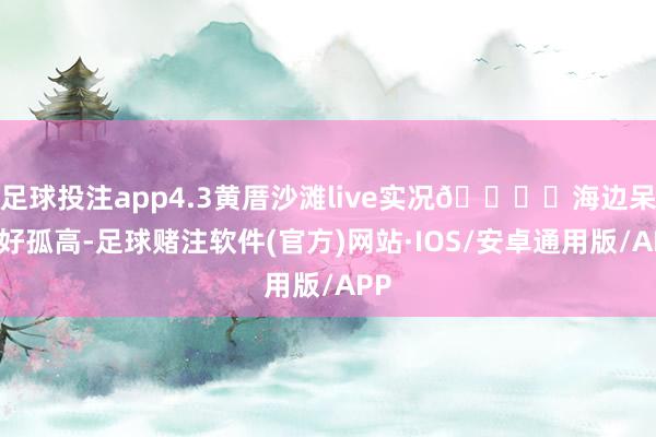 足球投注app4.3黄厝沙滩live实况🏝️海边呆着好孤高-足球赌注软件(官方)网站·IOS/安卓通用版/APP