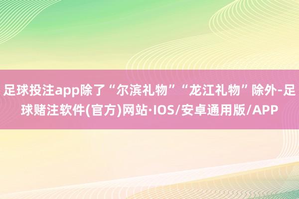 足球投注app除了“尔滨礼物”“龙江礼物”除外-足球赌注软件(官方)网站·IOS/安卓通用版/APP