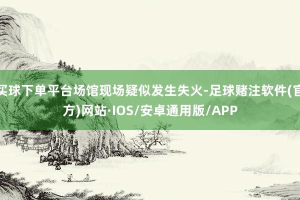 买球下单平台场馆现场疑似发生失火-足球赌注软件(官方)网站·IOS/安卓通用版/APP