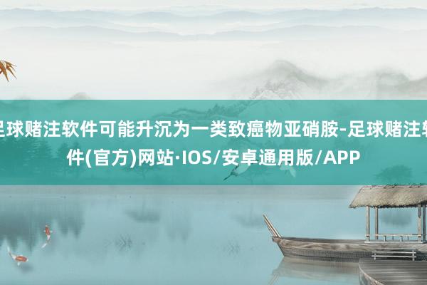 足球赌注软件可能升沉为一类致癌物亚硝胺-足球赌注软件(官方)网站·IOS/安卓通用版/APP