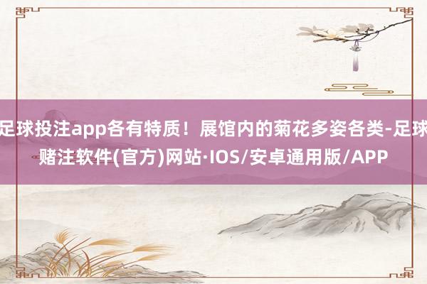 足球投注app各有特质！展馆内的菊花多姿各类-足球赌注软件(官方)网站·IOS/安卓通用版/APP