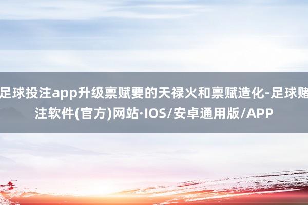 足球投注app升级禀赋要的天禄火和禀赋造化-足球赌注软件(官方)网站·IOS/安卓通用版/APP