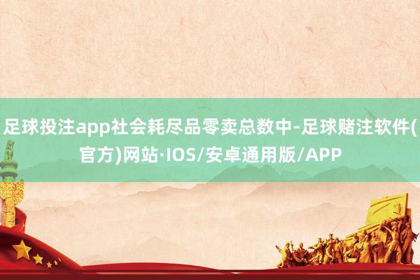足球投注app社会耗尽品零卖总数中-足球赌注软件(官方)网站·IOS/安卓通用版/APP