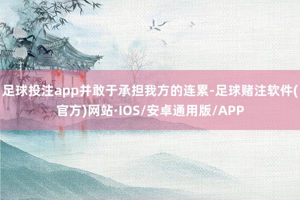 足球投注app并敢于承担我方的连累-足球赌注软件(官方)网站·IOS/安卓通用版/APP