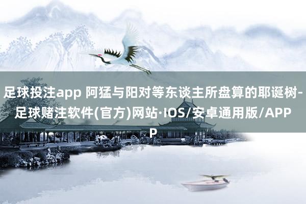 足球投注app 阿猛与阳对等东谈主所盘算的耶诞树-足球赌注软件(官方)网站·IOS/安卓通用版/APP