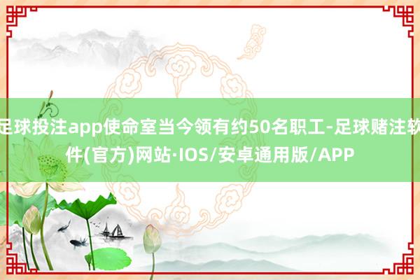 足球投注app使命室当今领有约50名职工-足球赌注软件(官方)网站·IOS/安卓通用版/APP