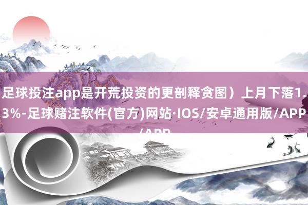 足球投注app是开荒投资的更剖释贪图)上月下落1.3%-足球赌注软件(官方)网站·IOS/安卓通用版/APP