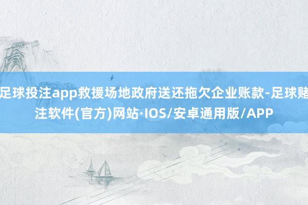 足球投注app救援场地政府送还拖欠企业账款-足球赌注软件(官方)网站·IOS/安卓通用版/APP