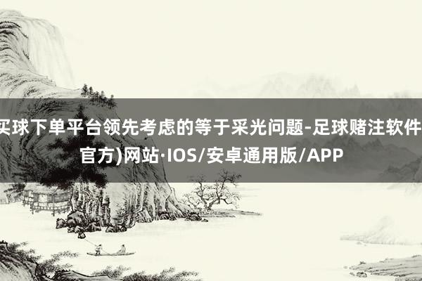 买球下单平台领先考虑的等于采光问题-足球赌注软件(官方)网站·IOS/安卓通用版/APP