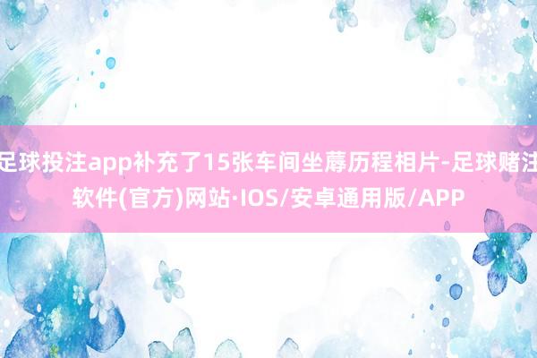 足球投注app补充了15张车间坐蓐历程相片-足球赌注软件(官方)网站·IOS/安卓通用版/APP