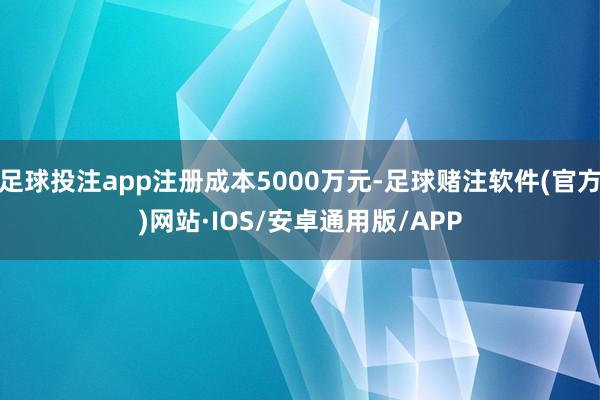 足球投注app注册成本5000万元-足球赌注软件(官方)网站·IOS/安卓通用版/APP