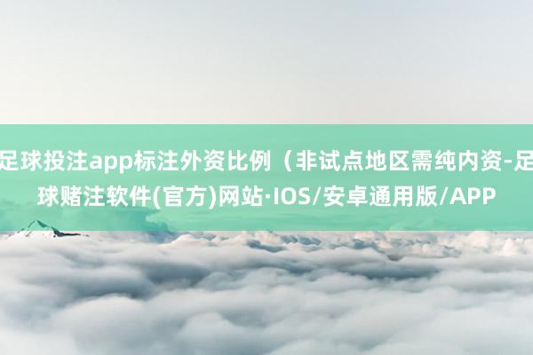 足球投注app标注外资比例（非试点地区需纯内资-足球赌注软件(官方)网站·IOS/安卓通用版/APP