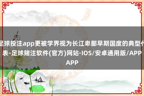 足球投注app更被学界视为长江卑鄙早期国度的典型代表-足球赌注软件(官方)网站·IOS/安卓通用版/APP